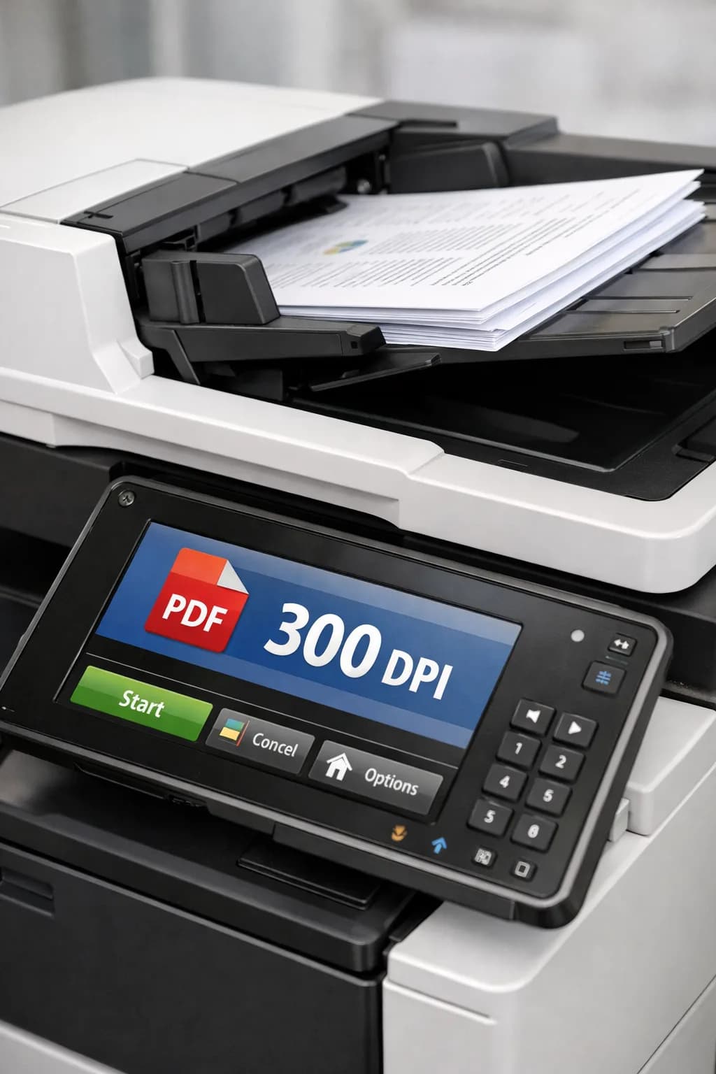 Scan to a readable PDF